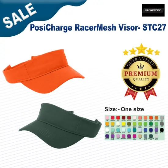 Sport-Tek&reg; PosiCharge RacerMesh Visor True Royal {3}
