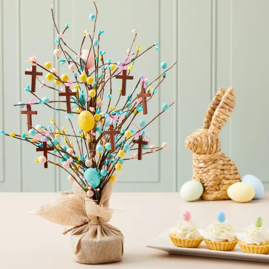 50 Pack Bulk Small Cross Set for Crafts, Wooden Cross Charms for Christian Baptism, Easter, First Communion, Rosary (1 x 2 In) {5}