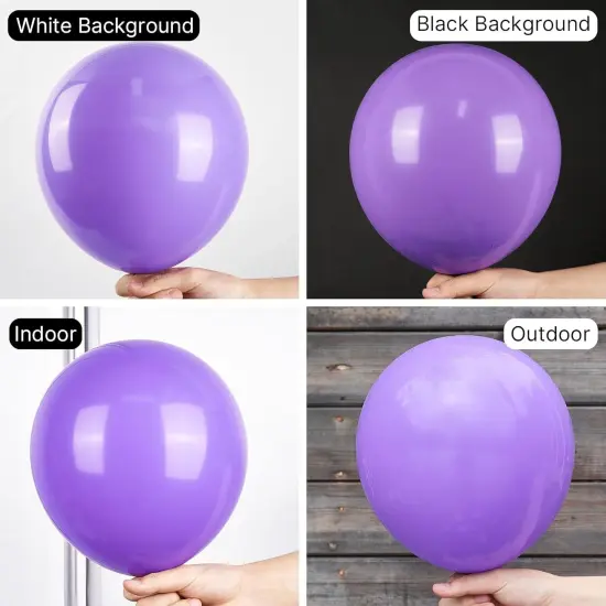 Lavender Balloons, 85 pcs Light Purple Balloons Different Sizes Pack of 18 Inch 12 Inch 10 Inch 5 Inch Purple Balloons for Balloon Garland or Balloon Arch as Party Decorations, Purple-Y15 {2}