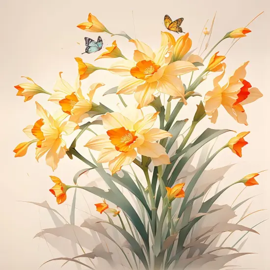 Paint by Numbers Kit for Adults Beginner, DIY Acrylic Painting Art on Canvas (16x20 Inch, No Frame, Flower and Butterflies) {1}