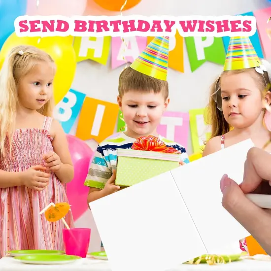 12 PCS Diamond Art Painting Birthday Greeting Cards, Fete Day Craft DIY Card Making Kits for Adults Kids Gifts (Happy Birthday) {5}