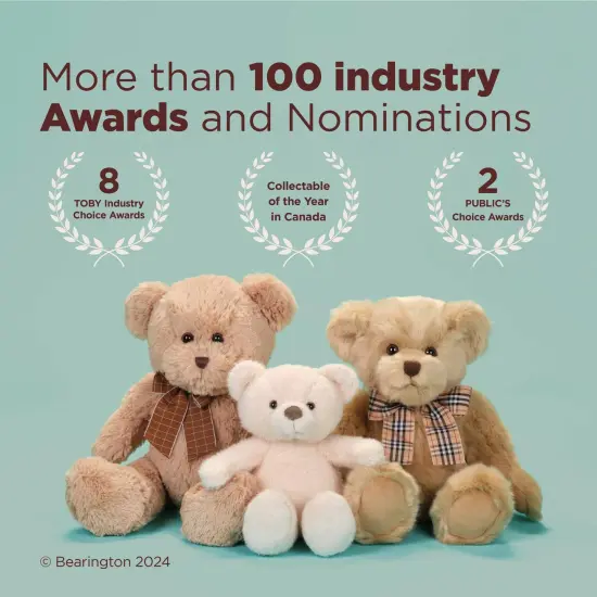 Bearington Lil' Huggles, 10 Inch White Teddy Bear Stuffed Animal, Makes a Great Gift for Birthday, Anniversary, Holiday, or Graduation, For Ages 3-14 {4}