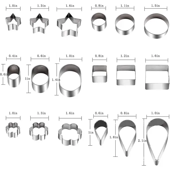 Cookie Cutters with a Box 30 Pieces {4}