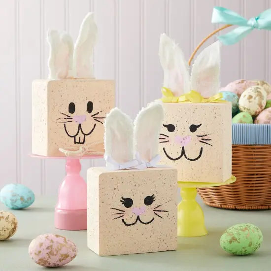 20 Pack Foam Blocks for Crafts, Polystyrene Brick Rectangles for Floral Arrangements, Art Supplies (White, 4 x 4 x 2 in) {2}