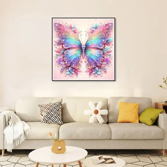 Diamond Painting Kits for Adults - Butterfly DIY 5D Diamond Art Kits Full Drill Diamond Dots Paintings with Diamonds Gem Art and Crafts Home Decor 12x12inch {2}