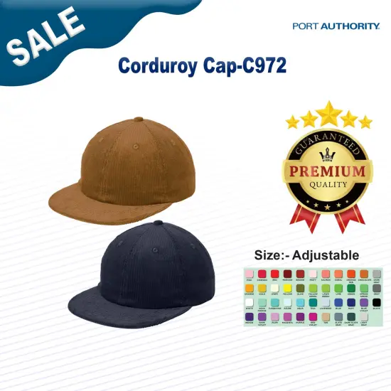 Port Authority&reg; Corduroy Cap Duck Brown {3}