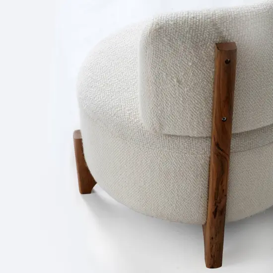 Treanthony 24'' Wide Tufted Armless Lounge Chair &ndash; Modern & Stylish Seating {4}