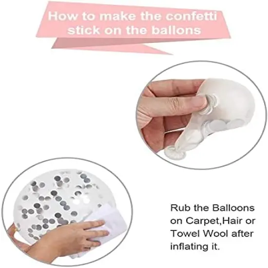 Navy Blue Silver Balloons Garland Kit, Navy Blue White Silver Confetti Balloons Arch Kit for Birthday Party Baby Shower Wedding Graduation Class {3}