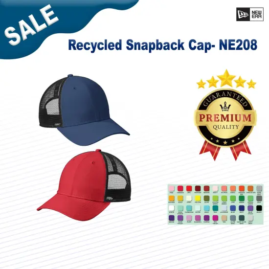 New Era&reg; Recycled Snapback Cap Black {3}