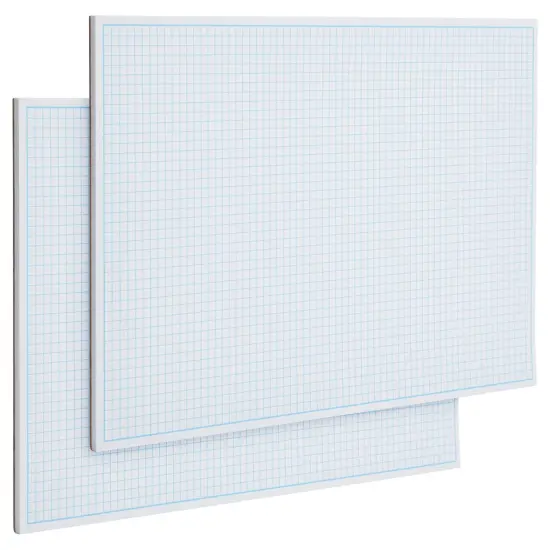2 Pack Engineering Graph Paper Pads, 11x17 Quadrille Grid Paper for Drafting, Engineering, Blueprint Drawing, Architect Designers (4 Squares Per Inch, 50 Sheets Each Pad) White {1}