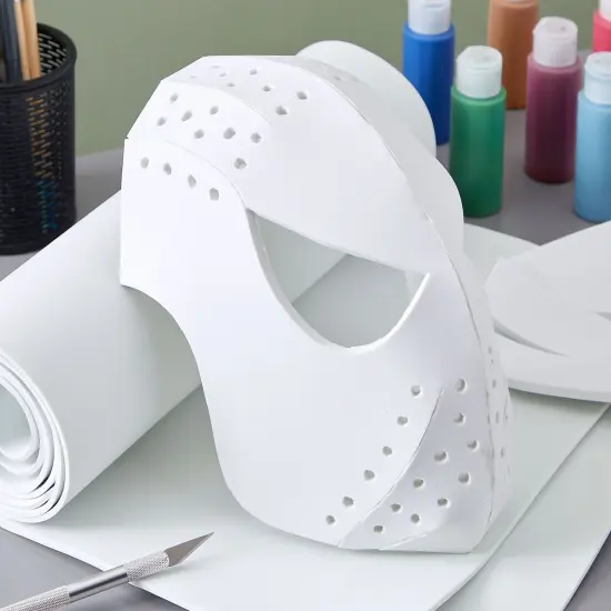 Bright Creations 2-Pack EVA Foam Rolls, 3mm Thick High-Density Formable White Foam Sheets for Crafts, Cosplay Costumes, DIY Armor and Halloween Decorations, 14 x 39-Inch {2}