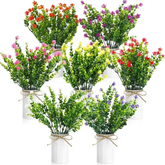 7 Sets Spring Artificial Flower Tables Centerpieces Decoration {1}