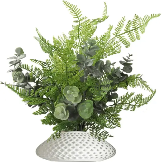 6PC 32" Leather Leaf Spray Faux {1}