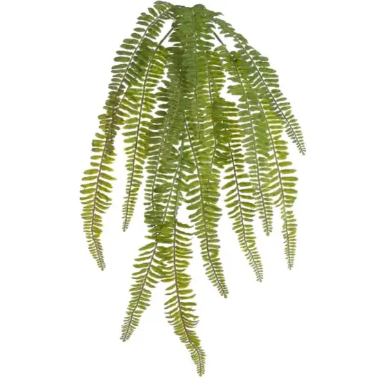 3-Pack 30" Hanging Fern Bush &ndash; Lifelike Faux Greenery for Indoors & Out {1}
