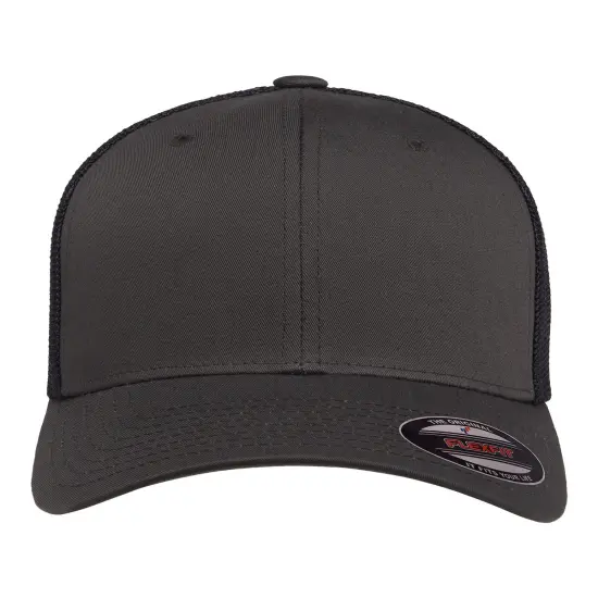 Flexfit&reg; Adult Trucker Cap RED/ BLACK {7}