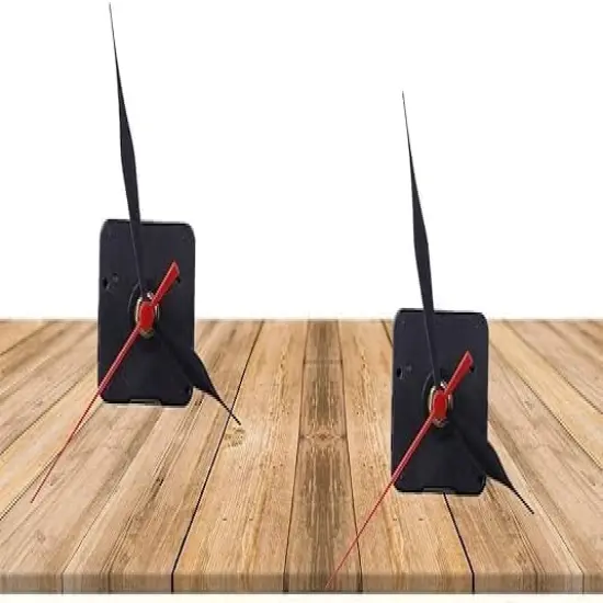 Black Quartz Clock Movement DIY Wall Clock Movement Mechanism Replacement Accessory Mute Sweep Clock Movement Kit Battery Clock Mechanism Clock Movements,Clock Hardware {2}