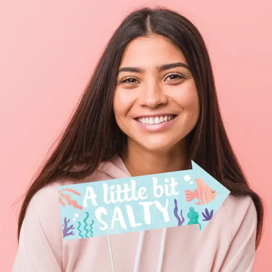 Big Dot of Happiness Funny Mermaid Party Photo Booth Props Kit, Mermaid Birthday Party Decorations - 10 Count Selfie Prop Sticks {3}