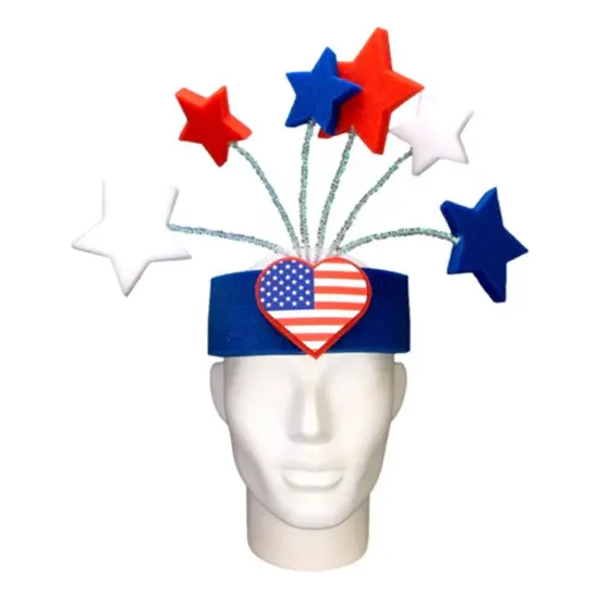 USA Stars Headband Patriotic & Festive Party Accessory {1}