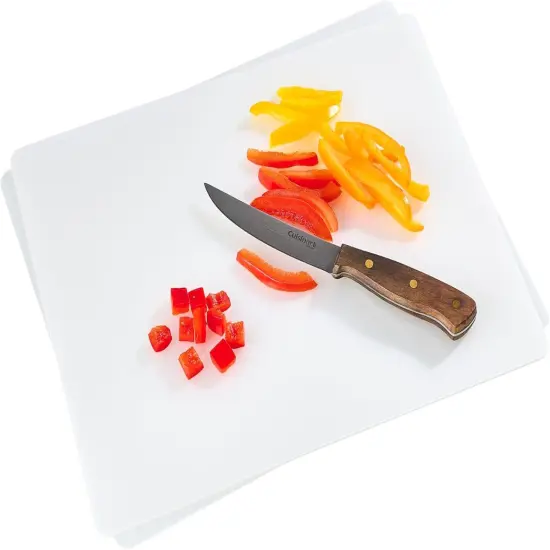 Plastic Cutting Boards For Kitchen &ndash; 8-Pack, 11"x14" &ndash; Durable, Disposable Borad Mats, Reusable &ndash; Perfect for Meal Prep & Cooking (8 Flexible Cutting Boards Pack) {5}