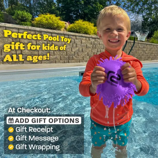 Summer Beach Flying Disc Pool Toy: 2 Pack Water Discs for Kids - Soaks The Target On Impact {5}