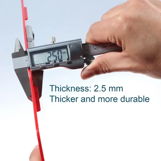 11x17 Clipboard Landscape Extra Large Clipboard Low Profile Clip 11 x 17 Clipping Board Plastic Red Pack of 1 {3}