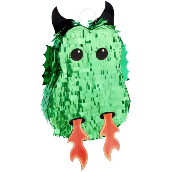 Green Dragon Pinata for Kids Birthday, Knight Party Decorations (17 x 10.5 x 3 In) {1}