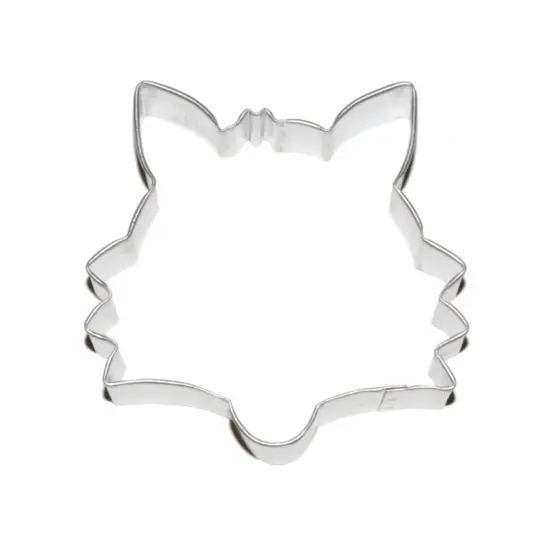 3.5&rdquo; Fox Face Metal Cookie Cutter {1}