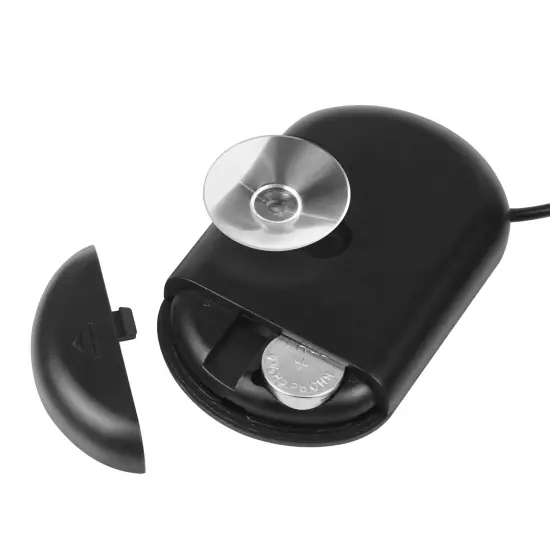 LCD Digital Aquarium Thermometer, Fish Tank Water Temperature Meter For Reptile, Black {4}