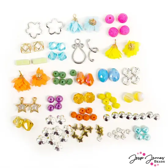 Jesse James Beads Bead Mix in Rainbow Water Ice Mini {3}