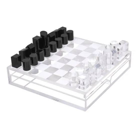 Lucite Tic Tac Toe & Chess Game {3}