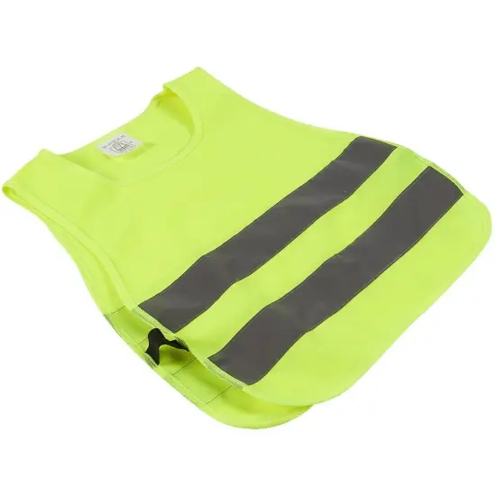 Kids Reflector Vest - 2-Pack High Visibility Vests, Reflective Vests for Outdoor Night Activities or Construction Worker Costume, For Ages 3-14 Yellow {6}