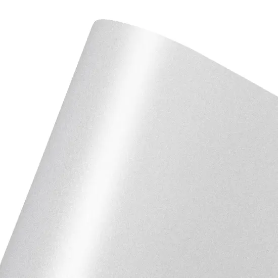 Shimmer Paper - 96-Pack White Metallic Cardstock Paper, Double Sided, Laser Printer Friendly - Perfect for Weddings, Baby Showers, Birthdays, Craft Use, Letter Size Sheets, 8.5 x 11 inches {3}