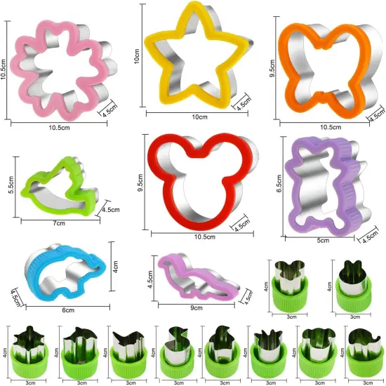 Cookie Cutter Set Animal Shape Molds 30 Pieces {4}