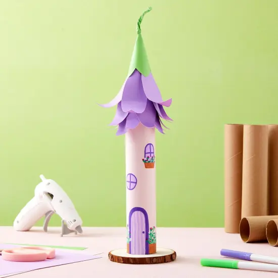 12 Pack Cardboard Tubes for Crafts, Brown Rolls for DIY Projects, Classroom (1.75 x 10 In) {6}