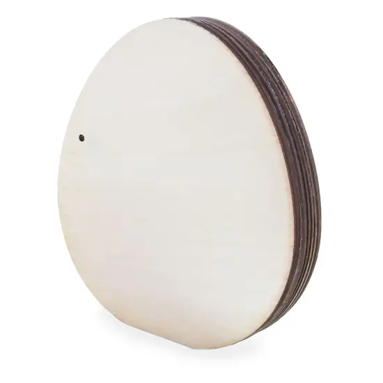 Egg Shape Spring Garden with Butterflies and Chicks Wooden Figurine {4}