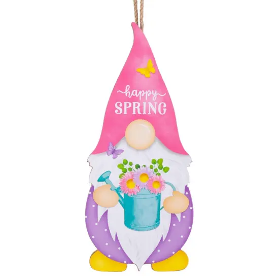 Easter 13" Happy Easter Gnome Sign Purple {1}