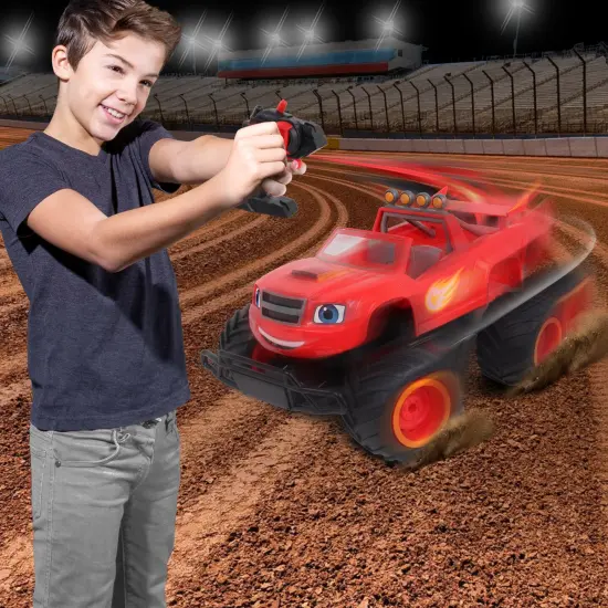 NKOK Blaze And The Monster Machines RC: High Performance Blaze - Nickelodeon, Remote Control Offroad Monster Truck {5}
