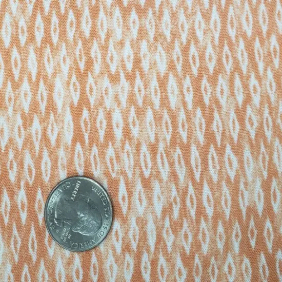 1 Yard Persimmon Rayon Crinkle Crepon Apparel Fabric Lightweight Drape, 50/52" Width {3}