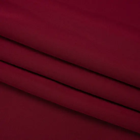 1 Yard Maroon Silk 4-Ply Crepe Premium Collection ,44 Inches Width {4}