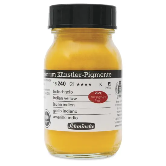 Schmincke Pigment - Indian Yellow, 100 ml Jar {1}