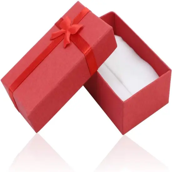 24 PCS Paper Gift Boxes with Lids and Ribbon Bows for Jewelry Display-Rings, Watches, Necklaces, Earrings and Bracelet Gift Packaging Box,6 Colors {4}
