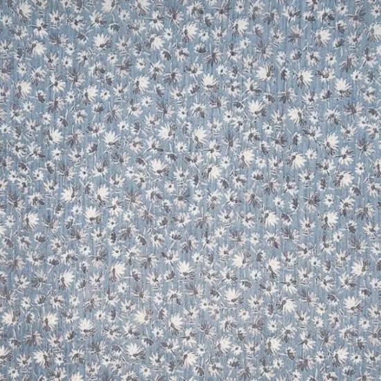 1 Yard Spring Blue Yoryu Chiffon Fabric, 100% Polyester, 57/58" Wide, Lightweight Apparel Material {2}