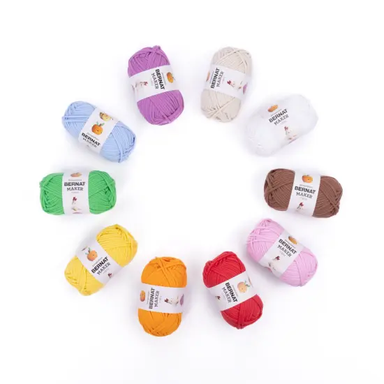 Bernat Maker Minis Yarn Pack-10 Bright Colors {3}