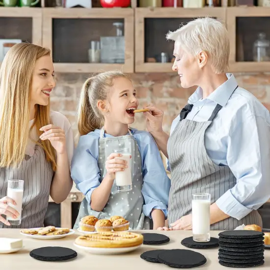 36 PCS Slate Coasters Bulk for Drinks {3}