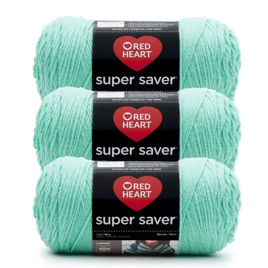 Red Heart Super Saver Yarn 24 Pack-Aruba Sea {1}