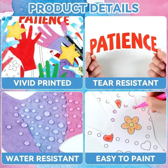 Bulletin Board Decorations Colorful - Handprint {2}