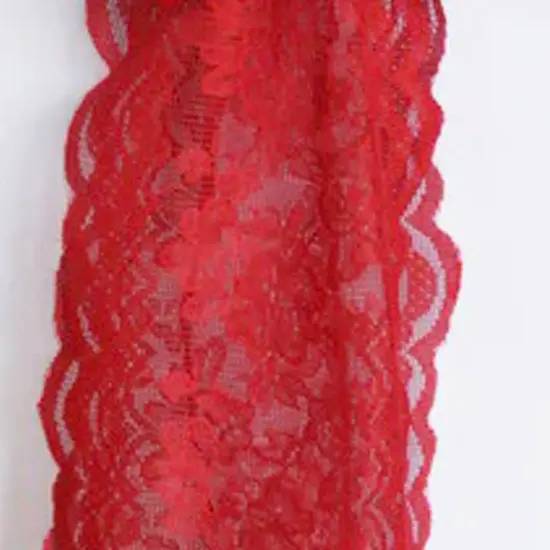 10 Pieces Apple Red Caspari Lace Chair Sashes Premium Event Decoration 9" x 108" {4}