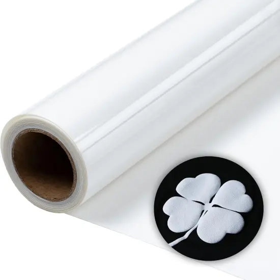 White Puff Vinyl Heat Transfer {1}