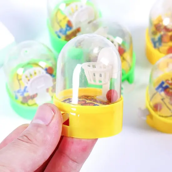 12 Pack Mini Finger Basketball Shooting Game, Party Favors Basketball Party Decorations Mini Handheld Desktop Table Classroom Rewards, Carnival Prizes for Kids {5}