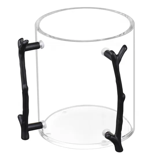 Lucite Wash Cup With Black Branch Handle {2}